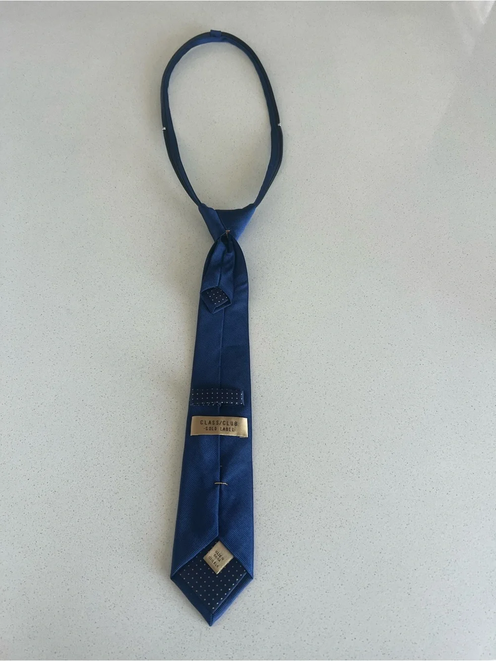 Class Club Solid Navy Pre-Tied Kids Tie